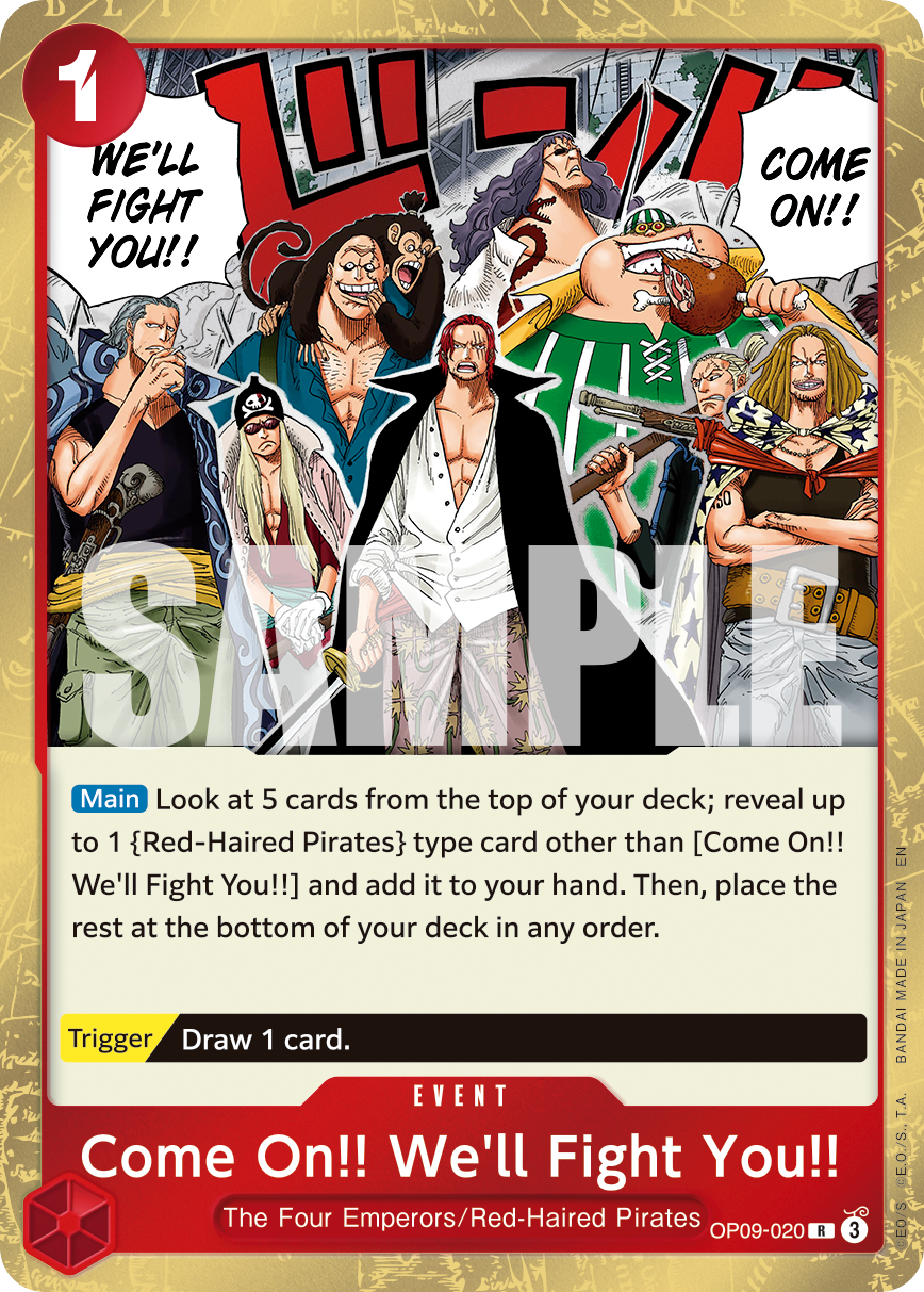 Come On!! We'll Fight You!! - One Piece Card Game - MoxLand