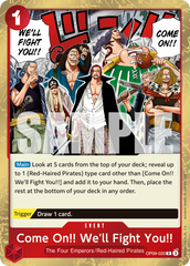 Come On!! We'll Fight You!! - One Piece Card Game - MoxLand