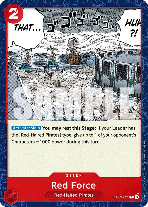 Red Force - ONE PIECE CARD GAME - MoxLand