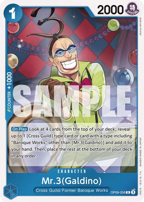 Mr.3(Galdino) - ONE PIECE CARD GAME - MoxLand