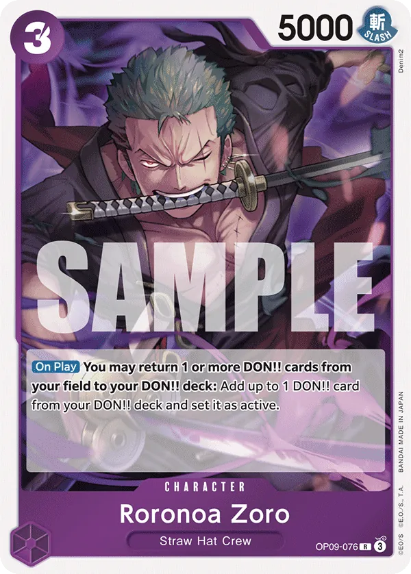 Roronoa Zoro - ONE PIECE CARD GAME - MoxLand