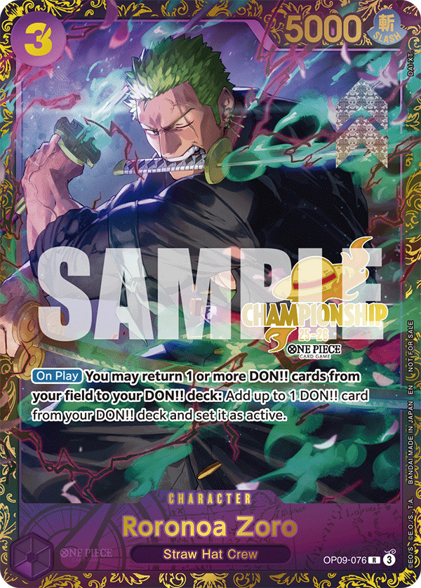 Roronoa Zoro - One Piece Card Game - MoxLand