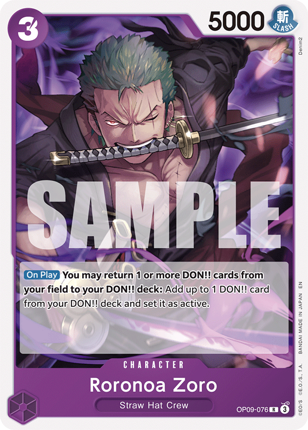 Roronoa Zoro - One Piece Card Game - MoxLand