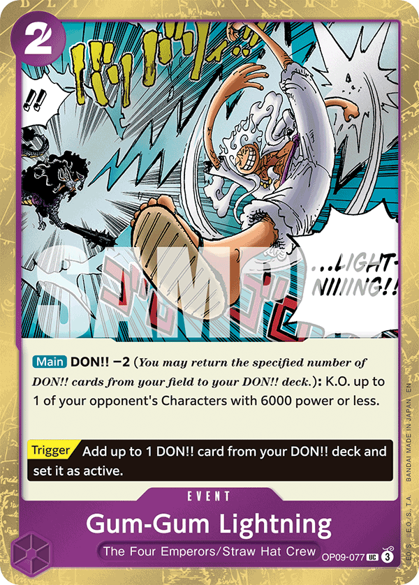 Gum-Gum Lightning - One Piece Card Game - MoxLand