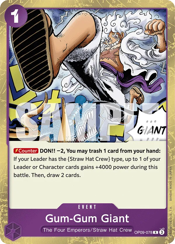 Gum-Gum Giant - ONE PIECE CARD GAME - MoxLand