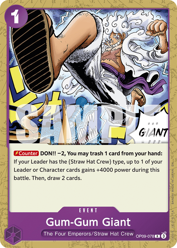 Gum-Gum Giant - One Piece Card Game - MoxLand