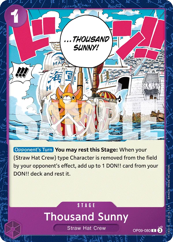 Thousand Sunny - ONE PIECE CARD GAME - MoxLand