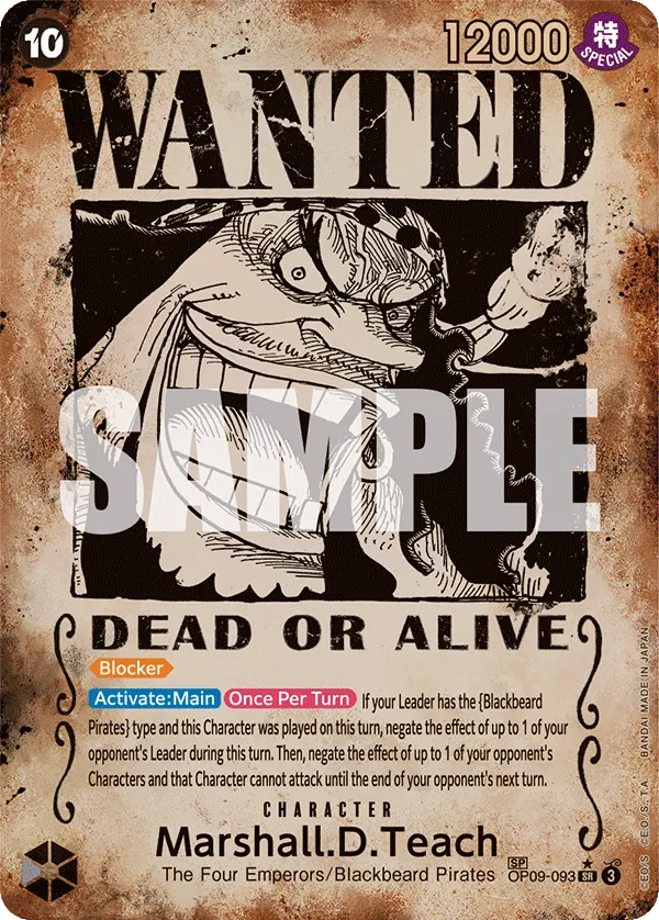 Marshall.D.Teach - ONE PIECE CARD GAME - MoxLand