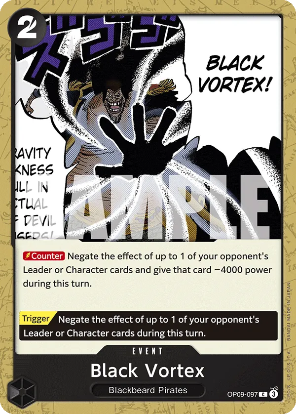 Black Vortex - ONE PIECE CARD GAME - MoxLand