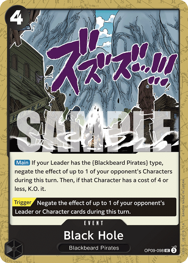 Black Hole - ONE PIECE CARD GAME - MoxLand