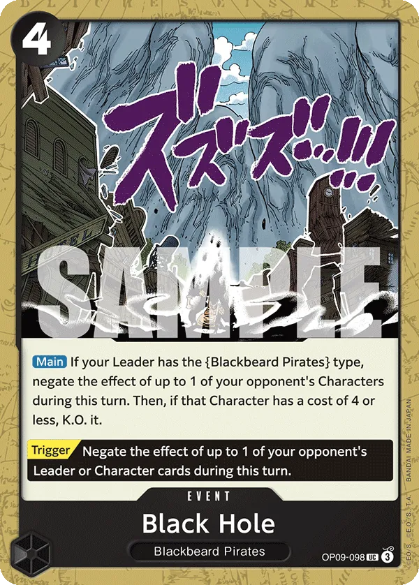 Black Hole - ONE PIECE CARD GAME - MoxLand