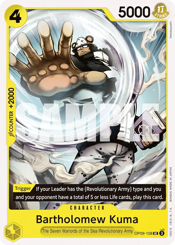 Bartholomew Kuma - ONE PIECE CARD GAME - MoxLand