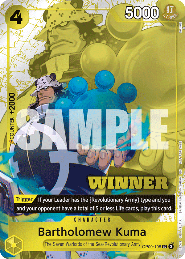 Bartholomew Kuma - One Piece Card Game - MoxLand