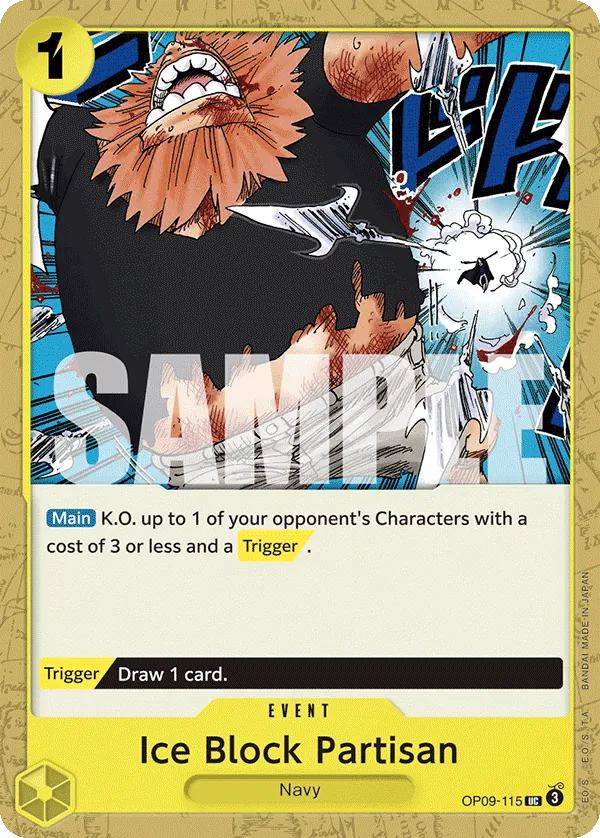 Ice Block Partisan - ONE PIECE CARD GAME - MoxLand