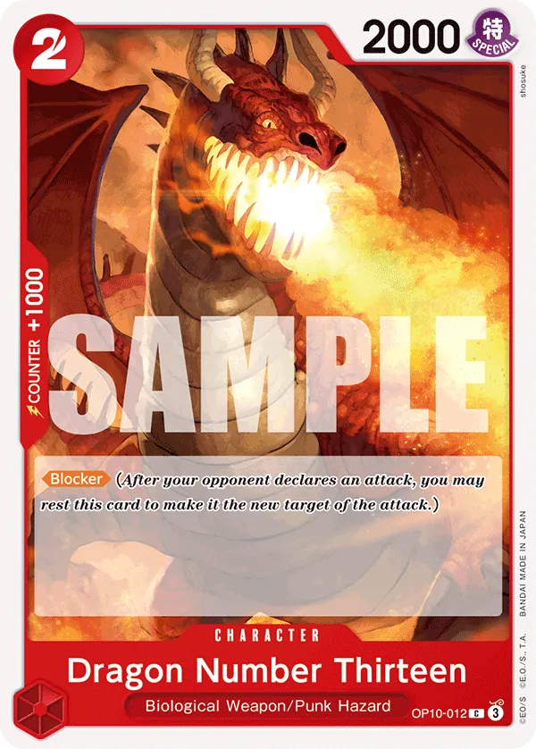 Dragon Number Thirteen - ONE PIECE CARD GAME - MoxLand