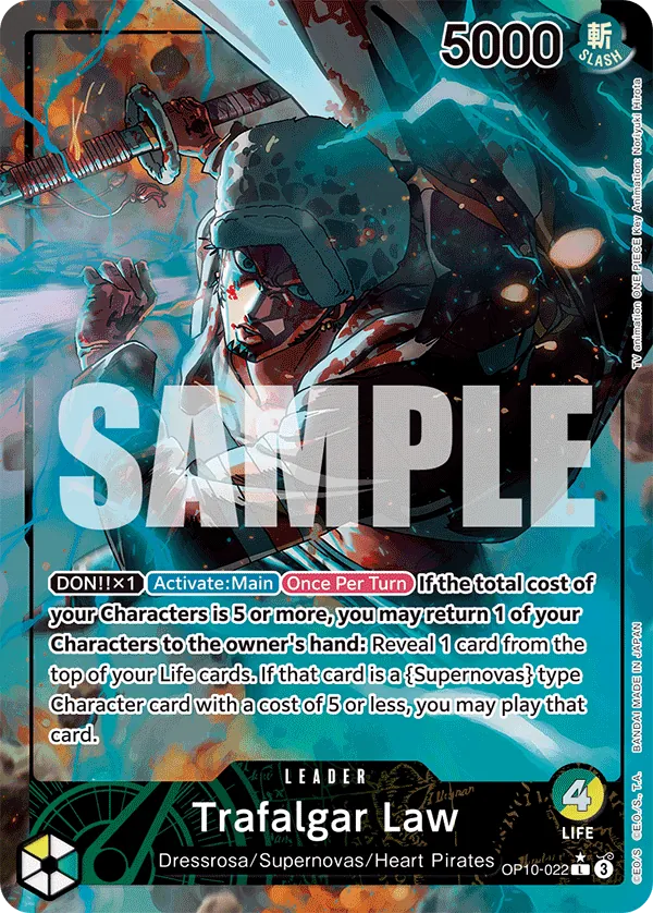 Trafalgar Law - ONE PIECE CARD GAME - MoxLand