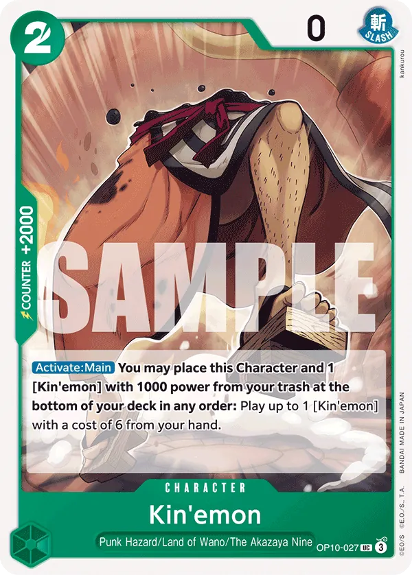 Kin'emon - ONE PIECE CARD GAME - MoxLand