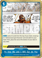 Fo...llow...Me...and...I...Will...Gui...de...You - ONE PIECE CARD GAME - MoxLand