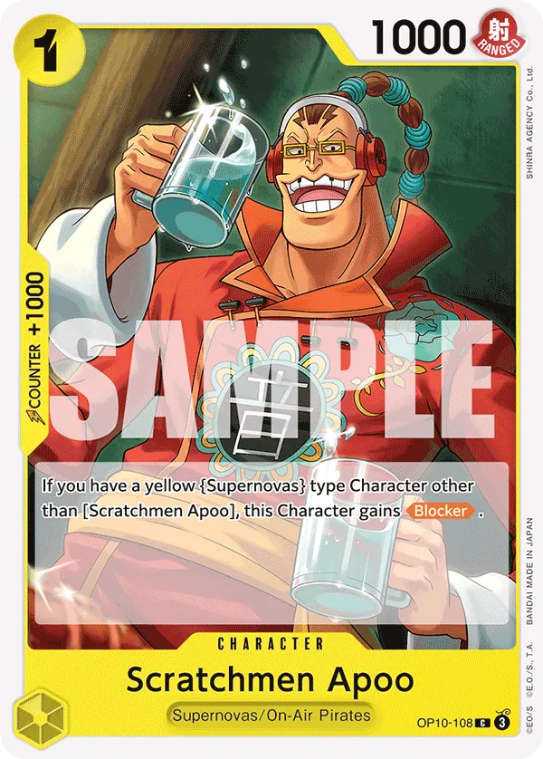 Scratchmen Apoo - ONE PIECE CARD GAME - MoxLand