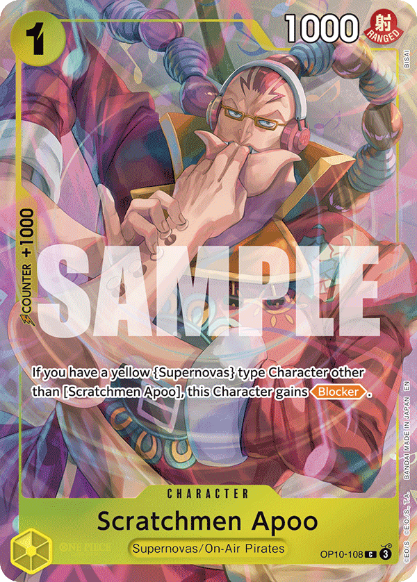 Scratchmen Apoo - One Piece Card Game - MoxLand