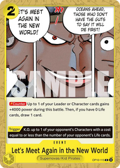 Let's Meet Again in the New World - ONE PIECE CARD GAME - MoxLand
