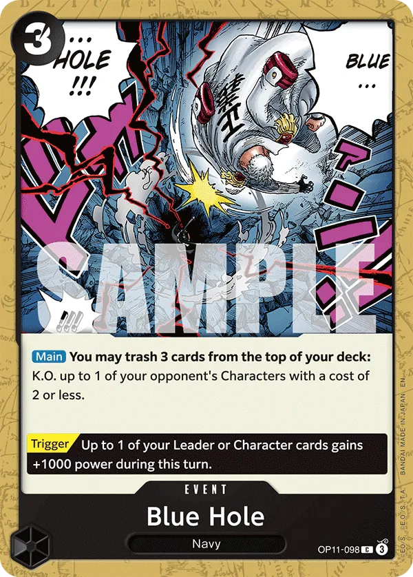 Blue Hole - ONE PIECE CARD GAME - MoxLand