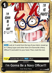 I'm Gonna Be a Navy Officer!!! - ONE PIECE CARD GAME - MoxLand
