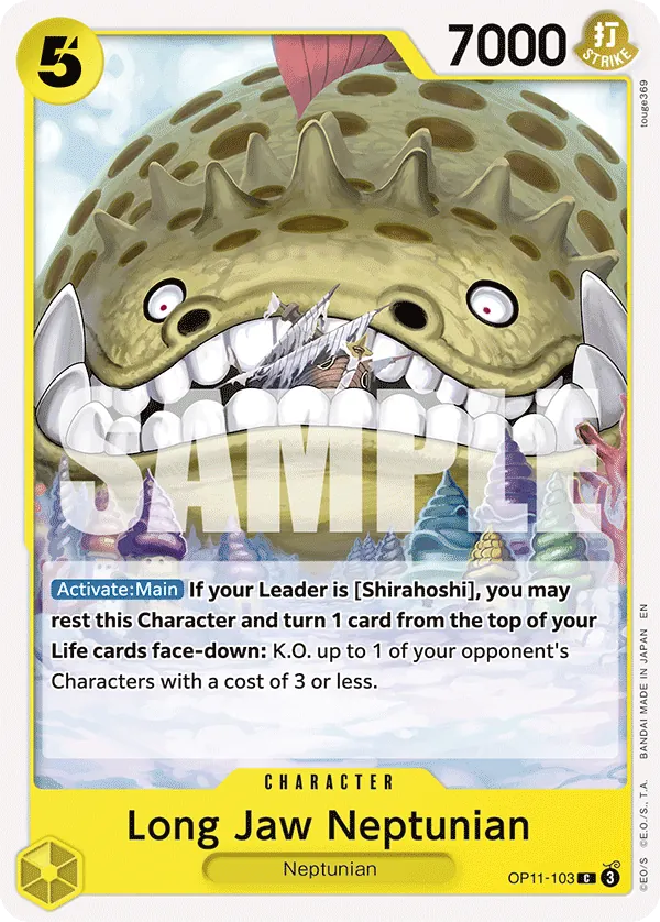 Long-Jaw Neptunian - ONE PIECE CARD GAME - MoxLand