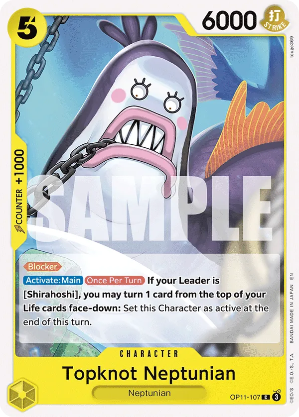 Topknot Neptunian - ONE PIECE CARD GAME - MoxLand