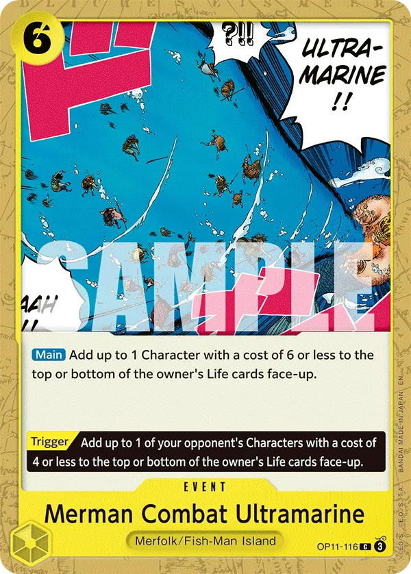 Merman Combat Ultramarine - ONE PIECE CARD GAME - MoxLand