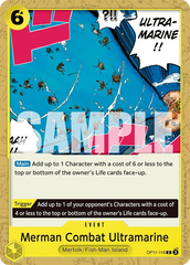Merman Combat Ultramarine - ONE PIECE CARD GAME - MoxLand