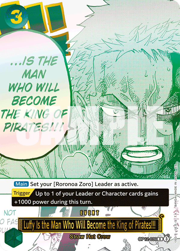 Luffy Is the Man Who Will Become the King of Pirates!!! - One Piece Card Game - MoxLand