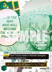 Luffy Is the Man Who Will Become the King of Pirates!!! - One Piece Card Game - MoxLand