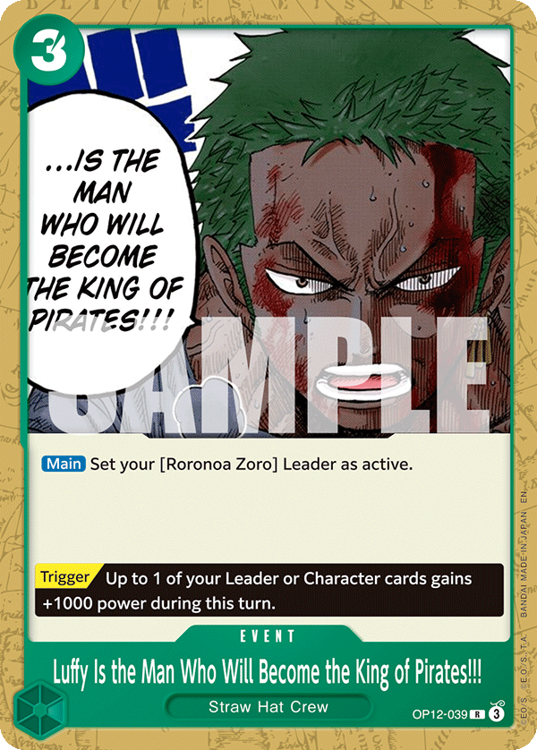 Luffy Is the Man Who Will Become the King of Pirates!!! - One Piece Card Game - MoxLand