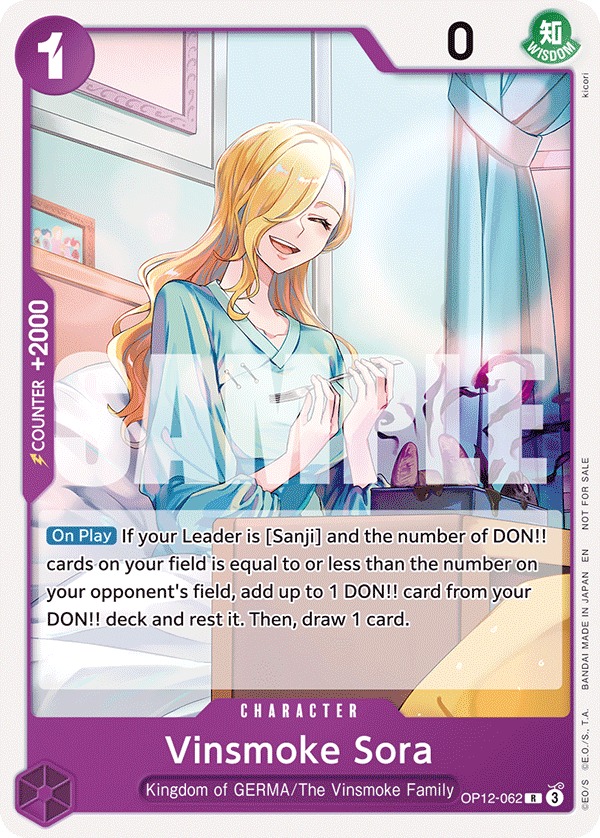 Vinsmoke Sora - One Piece Card Game - MoxLand