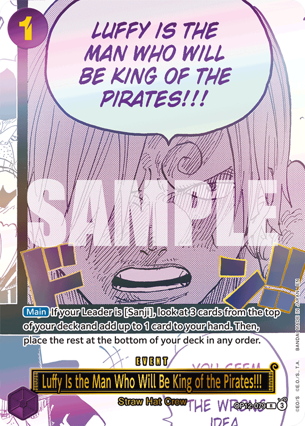 Luffy Is the Man Who Will Be King of the Pirates!!! - One Piece Card Game - MoxLand