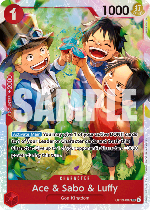 Ace & Sabo & Luffy - One Piece Card Game - MoxLand