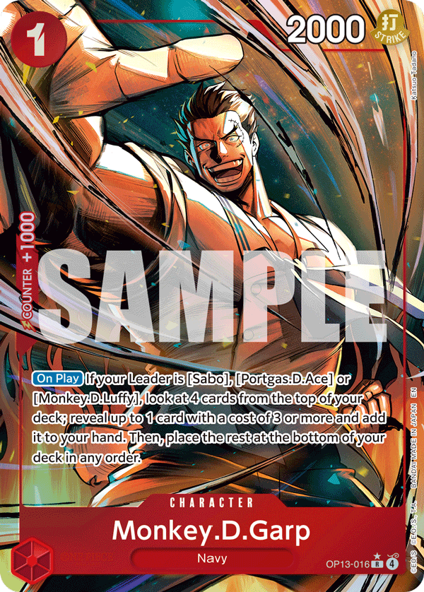 Monkey.D.Garp - One Piece Card Game - MoxLand