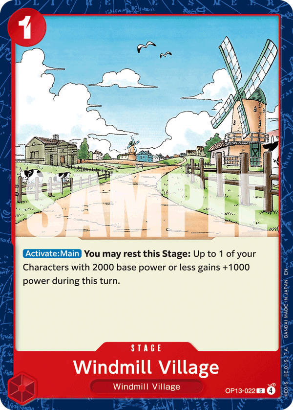 Windmill Village - One Piece Card Game - MoxLand