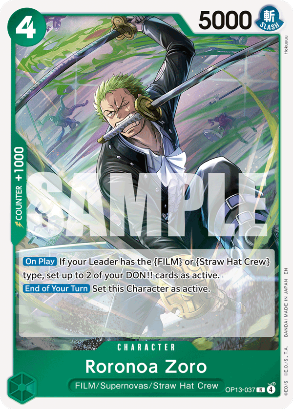 Roronoa Zoro - One Piece Card Game - MoxLand