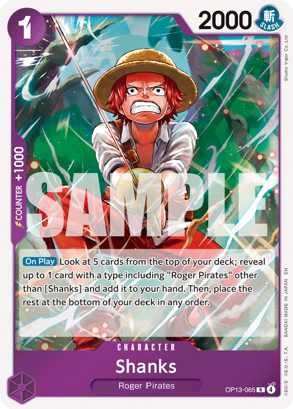 Shanks - One Piece Card Game - MoxLand