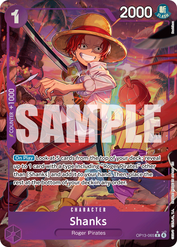 Shanks - One Piece Card Game - MoxLand