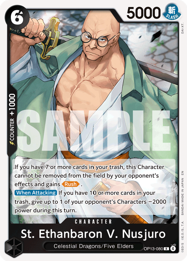 St. Ethanbaron V. Nusjuro - One Piece Card Game - MoxLand