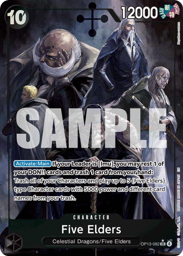 Five Elders - One Piece Card Game - MoxLand
