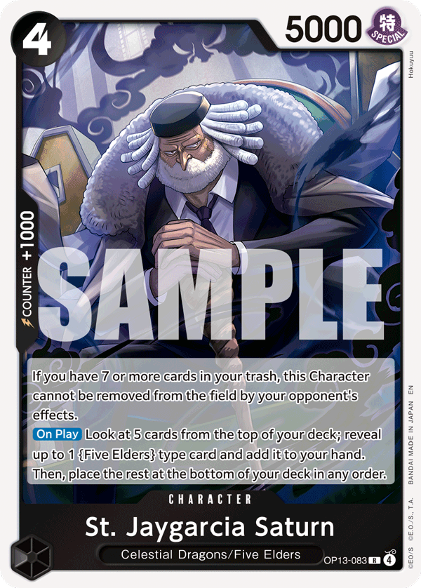 St. Jaygarcia Saturn - One Piece Card Game - MoxLand
