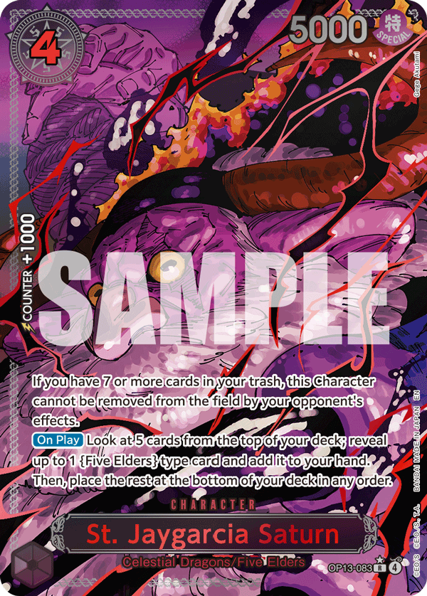 St. Jaygarcia Saturn - One Piece Card Game - MoxLand