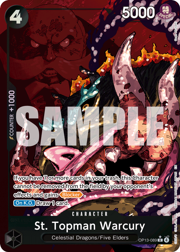 St. Topman Warcury - One Piece Card Game - MoxLand