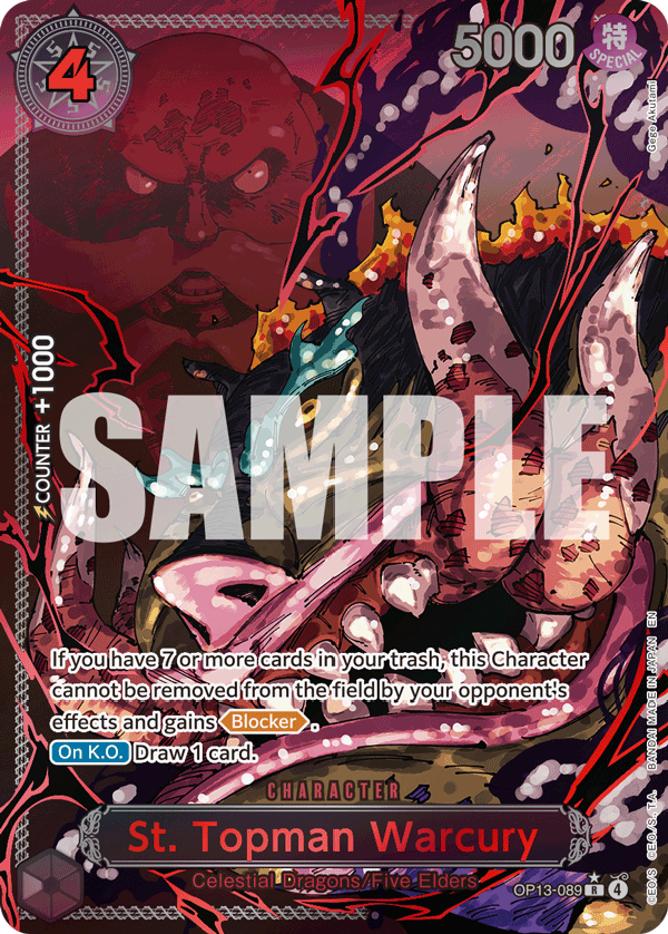 St. Topman Warcury - One Piece Card Game - MoxLand