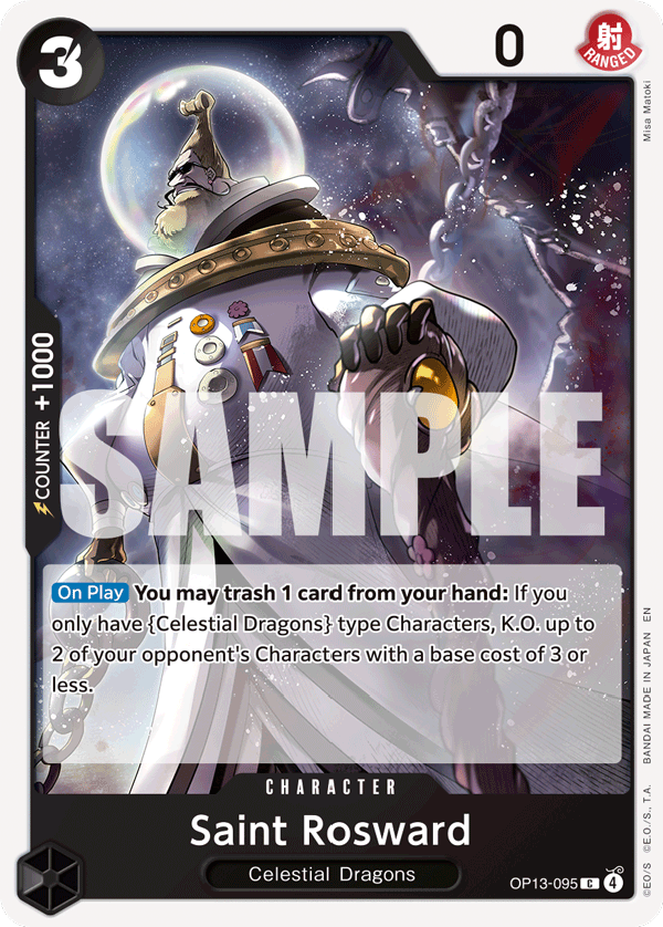 Saint Rosward - One Piece Card Game - MoxLand
