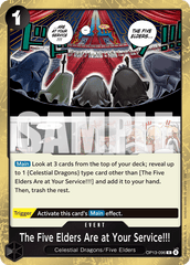 The Five Elders Are at Your Service!!! - One Piece Card Game - MoxLand